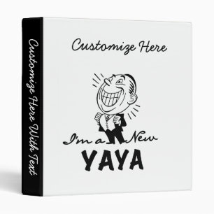 Smiling New Yaya Tshirts and Gifts Binder