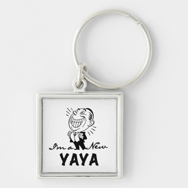 Smiling New Yaya Tshirts and Gifts Keychain (Front)