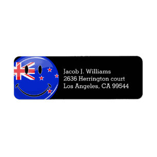 Smiling New Zealand Flag