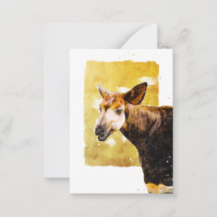 Smiling Okapi School Valentine's Party  Card