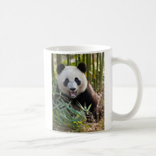 Smiling Panda Portrait Coffee Mug