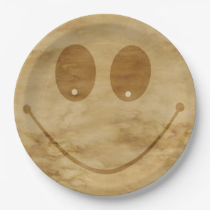 Smiling Paper Plate