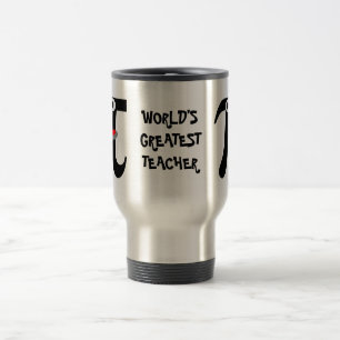 Smiling PI World's Greatest Teacher Aluminum Mug