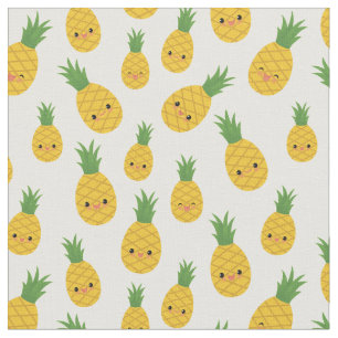 Smiling Pineapples Fabric
