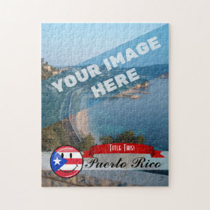 Smiling Puerto Rican Flag Jigsaw Puzzle