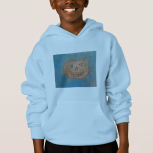 Smiling Pumkin, Halloween Kids Art Watercolor