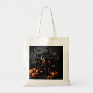Smiling Pumpkin Halloween Tote Bag