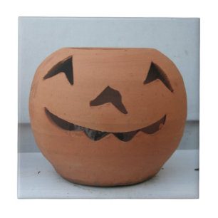 Smiling Pumpkin Tile