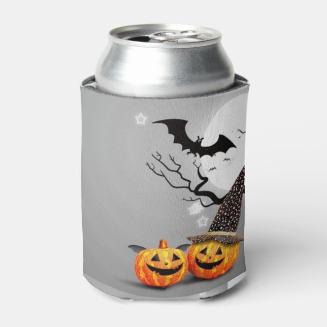 Smiling Pumpkins Can Cooler (Can Front)