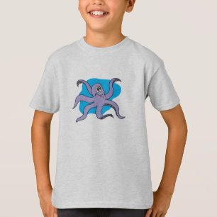 smiling purple octopus T-Shirt