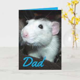 Smiling rat Father's Day Card