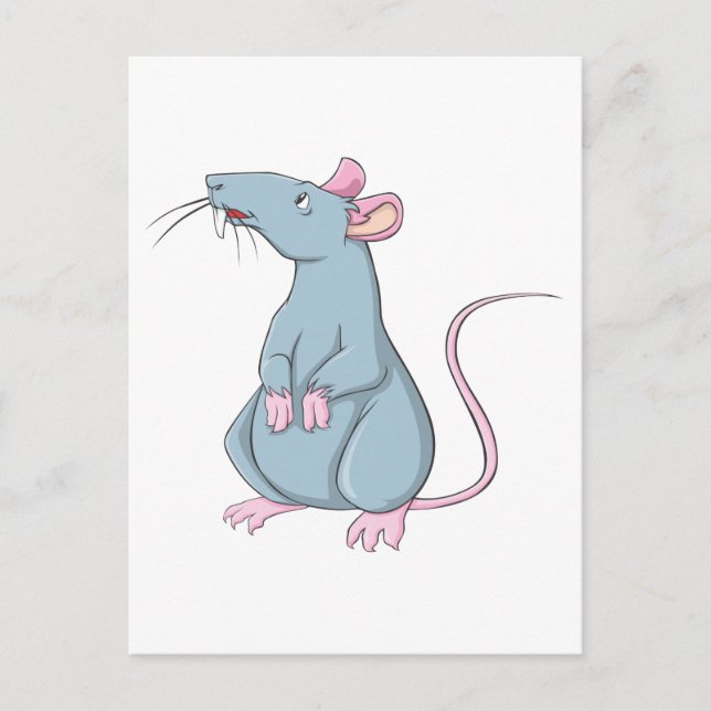Smiling Rat Postcard (Front)