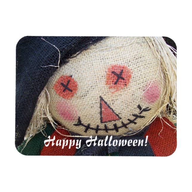 Smiling Scarecrow Magnet (Horizontal)