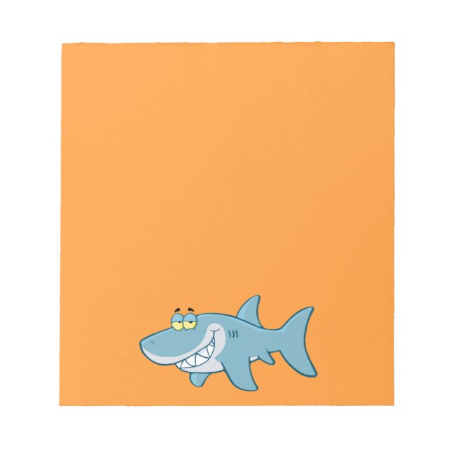 Smiling Shark Notepad (Front)