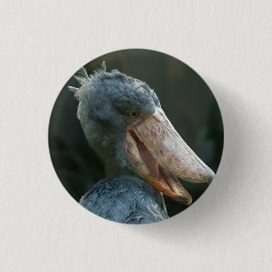 Smiling Shoebill 1 Inch Round Button
