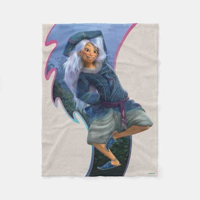 Smiling Sisu Fleece Blanket (Front)