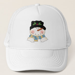 Smiling Snowman Tshirts and Gifts Trucker Hat
