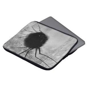 Smiling Spider by Odilon Redon, Vintage Halloween Laptop Sleeve