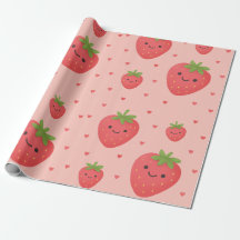 Smiling Strawberry Kids Birthday Decor