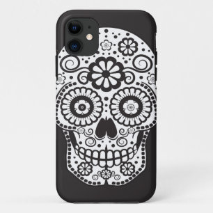 Smiling Sugar Skull  iPhone 11 Case