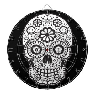 Smiling Sugar Skull Dartboard