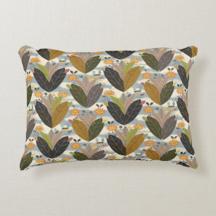 Smiling sun accent pillow