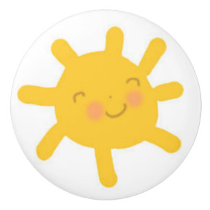 Smiling Sun drawer knob