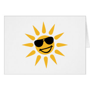Smiling sun face sunglasses