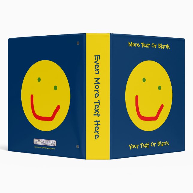 Smiling Sun Happy Face Binder (Background)