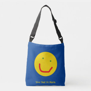 Smiling Sun Happy Face Crossbody Bag