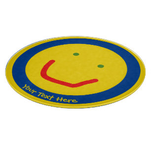 Smiling Sun Happy Face Cutting Board