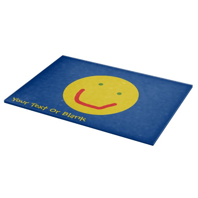 Smiling Sun Happy Face Cutting Board (Corner)