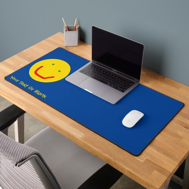 Smiling Sun Happy Face Desk Mat (Office 2)
