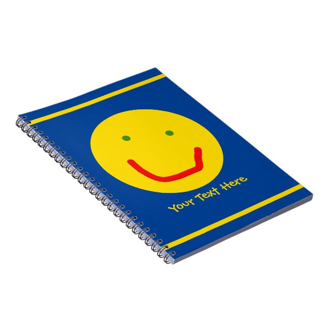 Smiling Sun Happy Face Notebook (Right Side)