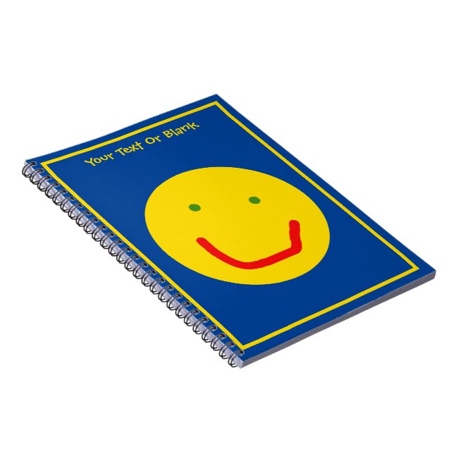 Smiling Sun Happy Face Notebook (Right Side)
