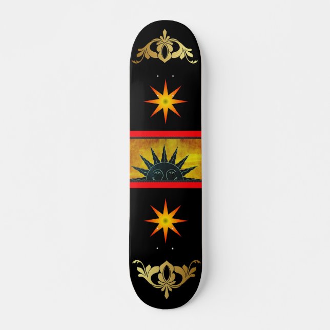 Smiling Sun Skateboard (Front)