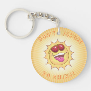 Smiling Sunshine Keychain