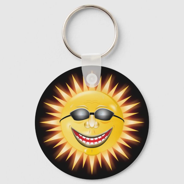 Smiling Sunshine Keychain (Front)