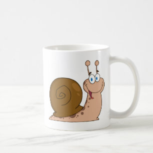 Smiling Super Snail Coffee Mug