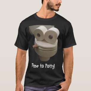 Smiling Toilet Face T-Shirt