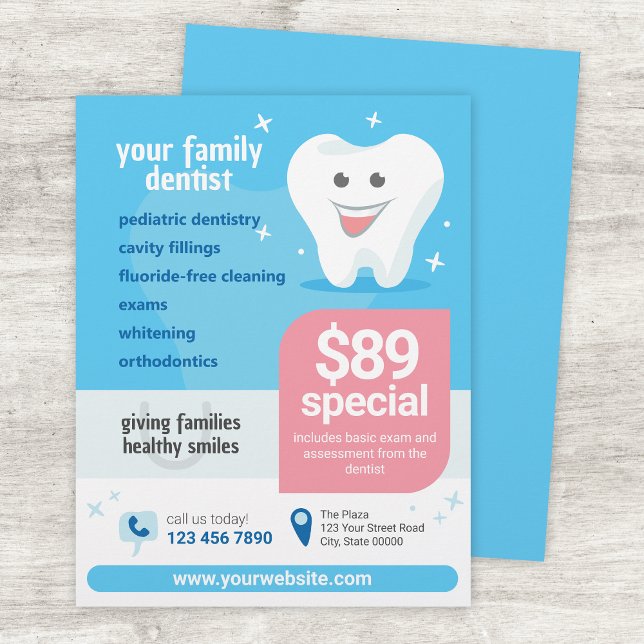 Smiling Tooth Dental Flyer (Creator Uploaded)
