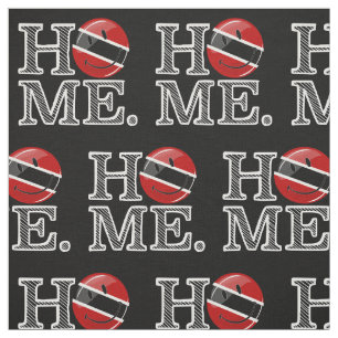 Smiling Trinidadian Flag House Warmer Fabric