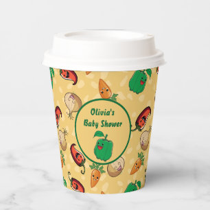 Smiling Veggies Paper Cups