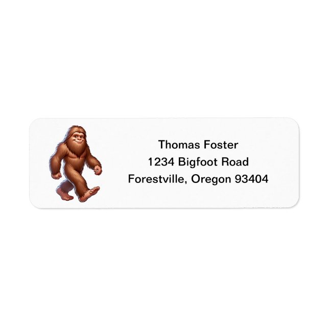 Smiling Walking Bigfoot (Front)