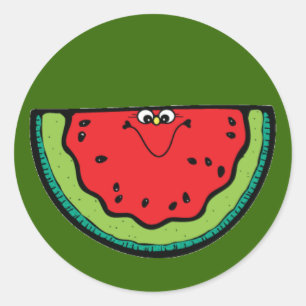Smiling Watermelon Stickers