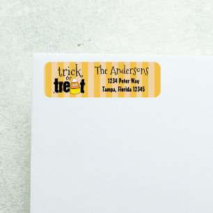 Smiling Whimsy Halloween Candy Corn