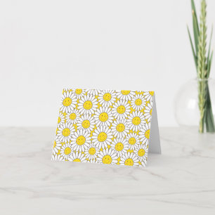 Smiling White Daisies Thank You