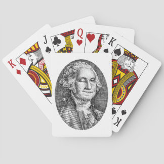 Smiling Winking George Washington Deck of Cards
