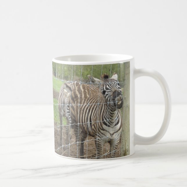 Smiling Zebra Coffee Mug (Right)