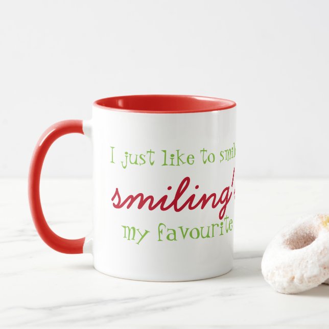 Smiling's My Favourite Mug (With Donut)